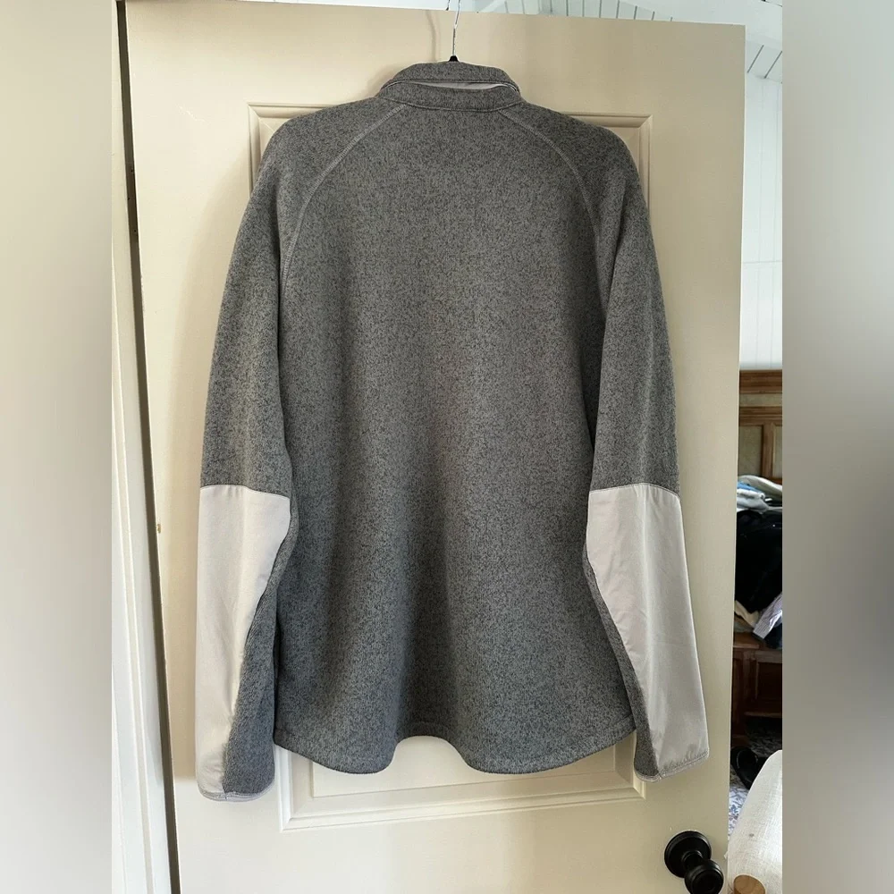The North Face Men's Fleece Button‎ Up Shirt Jacket Grey Size L